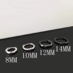 Khuyên tai Silver Khuyên tai bạc unisex Bạc 925 Phong cách thường ngày FREAKERGANG