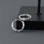 Khuyên tai Silver Earrings Bông tai nam, nữ Bạc 925 phong cách thường ngày FREAKERGANG